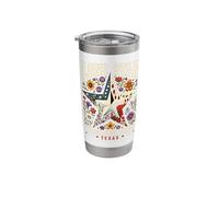 Texas Wildflowers Floral Texas Spring Lesser Sunflower Stainless Steel Insulated Tumbler