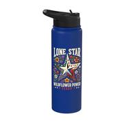 Texas Wildflowers Floral Texas Spring Lesser Sunflower Stainless Steel Insulated Water Bottle
