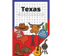 Texas Word Search: All Ages Word Search Puzzle Book with Easy to Read Print about Cowboys, Longhorns, the Alamo, and More | 6 x 9 inches, 100 pages | ... Free Times! (Word Searches by Stella Beckett)