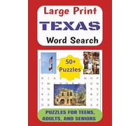Texas Word Search Book: Easy to Read Word Search Puzzle Book about the State of Texas | 6x9 inches, 110 pages, 50+ Puzzles... Gift for Texan Enthusiasts