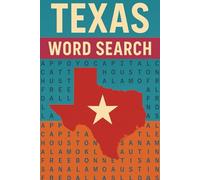Texas Word Search Book: Word Searches with Easy to Read Print about cowboys, longhorns, ranches, and More | 6x9 inches, 110 pages | 50+ Puzzles ... Gift for Birthdays, Holidays and Free Time
