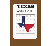 Texas Word Search Book: Word Searches with Easy to Read Print about Texas Lone Star State Cities | 6x9 inches, 110 pages | 50+ Puzzles ... Gift for Vacations, Holidays and Free Times