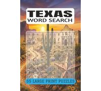 TEXAS WORD SEARCH PUZZLE BOOK: 55 Puzzles Honoring the Lone Star State and Texas History (9x6, 110 Pages)