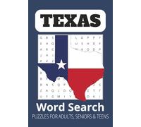 Texas Word Search Puzzle Book: Word Search with Easy to Read Print about Texas Landmarks, Western Culture, Lone Star History and More | 6x9 inches, ... Gift for Vacations, Holidays and Free Times