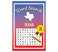 Texas Word Search Puzzle Book: Word Searches with easy to read print | 6x9 inches | 55 Puzzles, 660 Words, 83 Pages | Learn about the State | Gift, Vacations, Road Trips, Holidays, & Free Time