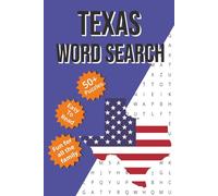 Texas Word Search Puzzle Book: Word Searches with Easy to Read Print about Texan Life, History, Places, Wildlife and More | 6x9 inches, 110 pages | ... Gift for Vacations, Holidays and Free Times