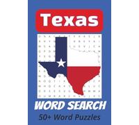 Texas Word Search Puzzle Book: Word Searches with Easy to Read Print about Texas, Cities, Landmarks and more | 6x9 inches, 110 pages | 50+ puzzles with solutions |Ideal for Free Times or as a Gift.