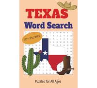 Texas Word Search Puzzle Book: Word Searches with Easy to Read Print about Texas, cowboys and more | 6x9 inches, 110 pages | 50+ puzzles ... Gift for Vacations, Holidays, and Free Times