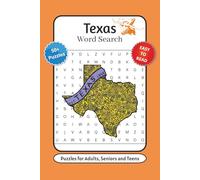 Texas Word Search Puzzle Book: Word Searches with Easy to Read Print about Texas, Texas Longhorns, Texas Lone Star and More | 6x9 inches, 110 pages | ... … Gift for Vacations, Holidays and Relaxation