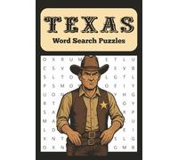 Texas Word Search Puzzles: Word searches with easy to read print about Texas, Texan Cities, Cowboys, Food, and More | 6x9 inches, 110 pages | 50+ puzzles for all ages