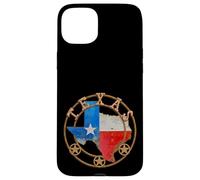 Texas Wrought Iron Barn Art Rusty Bronze Stars Ranch Farm Case for iPhone 15 Plus
