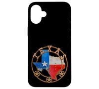 Texas Wrought Iron Barn Art Rusty Bronze Stars Ranch Farm Case for iPhone 16 Plus