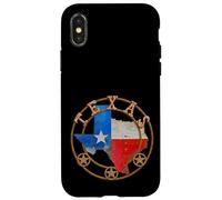Texas Wrought Iron Barn Art Rusty Bronze Stars Ranch Farm Case for iPhone X/XS
