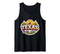 TexasSouvenir State Visitor Memorabilia Tourist Texan Trip Tank Top