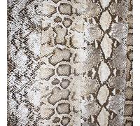 Texco Inc 59" Wide Printed DTY Double-Sided Brushed Fabric by The Yard - 160 GSM, Lightweight, Stretchy & Breathable for Apparel, Activewear, Accessories, Scarves & DIY, Off White Camel 3 Yards