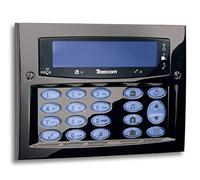 Texecom Premier Elite Flush Mount Decorative Keypad in Gunmetal DBD-0125