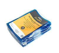 Texet Essentials Range | Size A4 | Pack of 25 Swivel Clip Folders | Blue | Can Hold up to 30 A4 Sheets | Business Card Holder | We are an Approed Educational Supplier