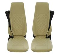 TEXMAR Designed to fit Volvo FH4, FL, FE, FM AFTER 2014 Truck BEIGE ECO LEATHER Seat Covers