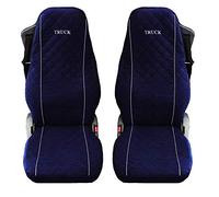 TEXMAR LTD Truck Seat Covers Microfiber Dark BLUE 2 pieces DESIGNED TO FIT SCANIA R S serie
