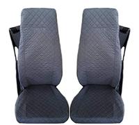 Texmar Truck Seat Covers GREY Kapitone Microfiber Designed to fit Renault Premium 2 pieces