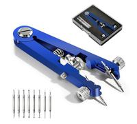 TEXNEWS Watch Spring Bar Plier Tool Set, 6825 Spring Bar Tweezer, Watch Band Pliers with Robust 8 Alloy Steel Tips Pins, Watch Band Pins Replacement Tool, Blue