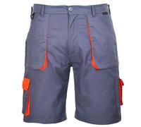 Portwest TX14 Texo Contrast Shorts Half Elasticated Waist Machine Washable