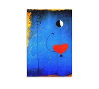 TEXPACK Catalan Surrealist Painter Joan Miro Dancer Abstract Poster Posters Art Print Wall Photo Paint Poster Hanging Picture Family Decor 12x18inch(30x45cm)