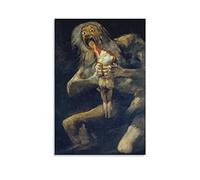 TEXPACK Court Painters Francisco Goya Saturn Devouring His Son Poster Picture Print Canvas Poster Wall Paint Art Posters Decor Modern Home Artworks 12x18inch(30x45cm)