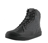 Texpeed Leather Waterproof Motorcycle Armoured Trainers Boots | Black UK 9