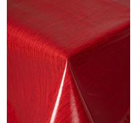 texpot Oilcloth 140 x 180 cm Oval with Lines Washable with Hem Polyester Garden Tablecloth