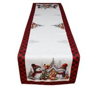 texpot Table Runner 40 x 90 cm Snowmen Christmas Table Runner