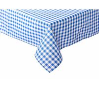texpot TextilDepot24 Chequered Tablecloths 5 mm Table Cloths 100% Cotton 130 x 130 cm Checked Blue and White