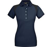 Texstar PSW7 Women's Stretch Pique Three Button Shirt Navy XS