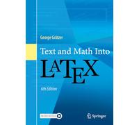 Text and Math Into LaTeX