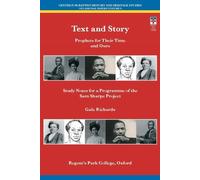 Text and Story: Prophets for Their Time and Ours (Centre for Baptist Studies in Oxford)