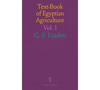 Text-Book of Egyptian Agriculture