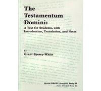 Text for Students with Introduction, Translation and Notes: No. 19 (Joint Liturgical Studies)