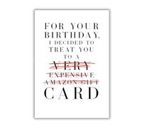 Rebellion, Birthday Card for Him, Male Birthday Card, Funny Birthday Card for Him