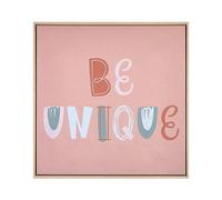 Beliani Canvas Taurisano 63 X 63 Cm Kids Motif Pink