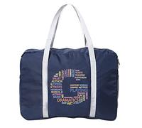 Text Initial Letter Printed Cabin Bag 45x36x20 for Easyjet Airlines Underseat Travel Bag Holdall Bag Carry on Hand Luggage Weekend Bag Packable Travel Duffel Bag,Sports Fitness Luggage (Text G)
