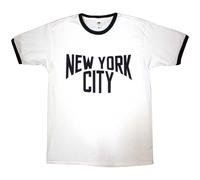 Text T-Shirt NYC New York Color White XL