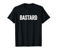 Text That Says Bastard. Nasty, Funny, Him And Her, Couples T-Shirt