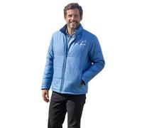 Text Water Repellent Padded Jacket Atlas for Men Blue M