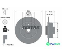 TEXTAR 2 X BRAKE DISC 92195903 FOR RENAULT