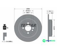 TEXTAR 2 X BRAKE DISC 92234003 FOR MINI