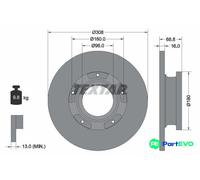 TEXTAR 2 X BRAKE DISC 92273903