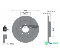 TEXTAR 2 X BRAKE DISC 92296303 FOR HYUNDAI
