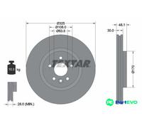 TEXTAR 2 X BRAKE DISC 92300505