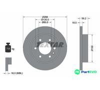 TEXTAR 2 X BRAKE DISC 92301003
