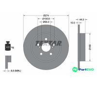 TEXTAR 2 X BRAKE DISC 92333703